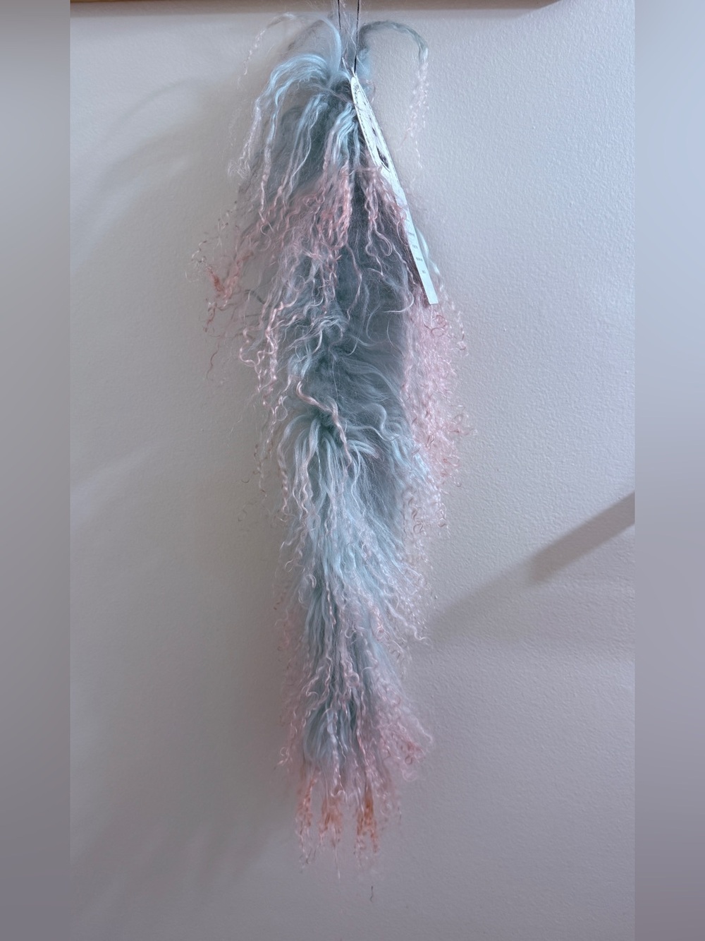 NWT made in Japan Leur Logette Genuine Lamb Fur Scarf (Made in Japan)